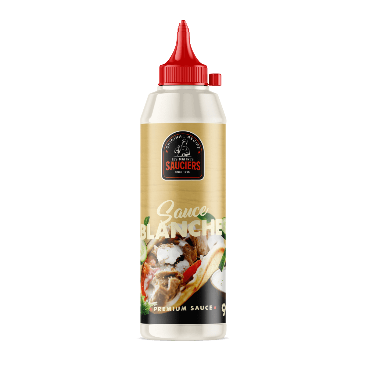 Les Maîtres Sauciers Sauce Blanche - Bouteille 950mL Les Maîtres Sauciers Sauce Blanche - Bouteille 950mL