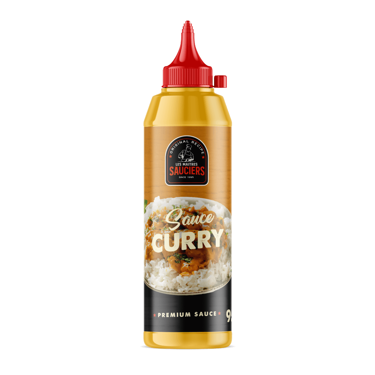 Les Maîtres Sauciers Sauce Curry - Bouteille 950mL Les Maîtres Sauciers Sauce Curry - Bouteille 950mL