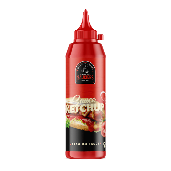 Les Maîtres Sauciers Sauce Ketchup - Bouteille 950mL