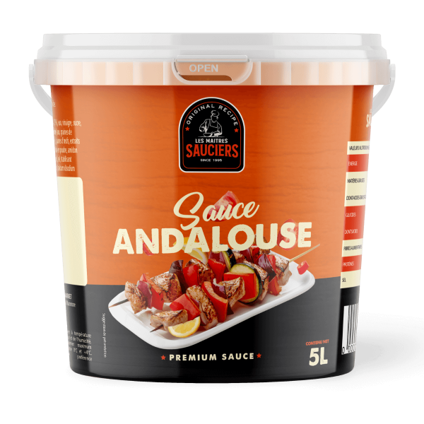Sauce Andalouse - Les Maîtres Sauciers - Bidon de 5L