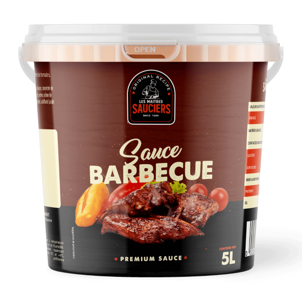Sauce Barbecue - Les Maîtres Sauciers - Bidon de 5L