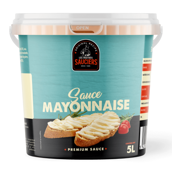 Sauce Mayonnaise - Les Maîtres Sauciers - Bidon de 5L