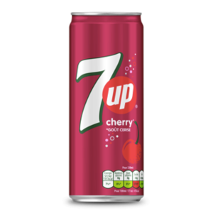 7Up canette 33cl Cerise