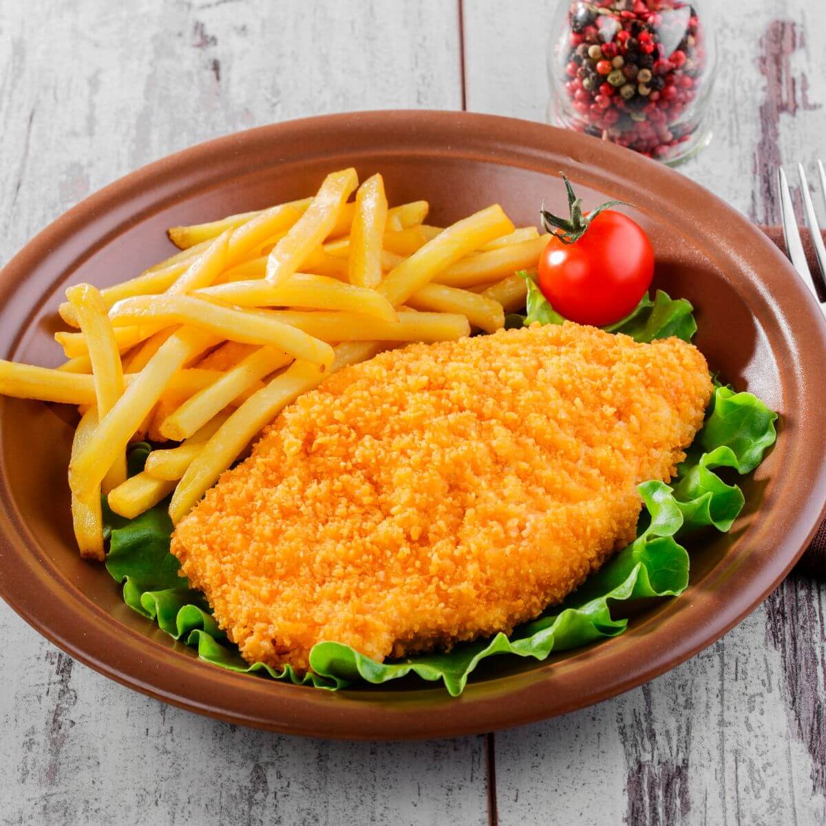 Attayeb Escalopes de poulet panées épicées