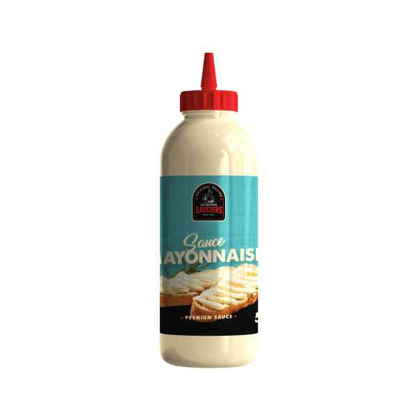 Les Maîtres Sauciers Sauce Mayonnaise - Bouteille 500mL