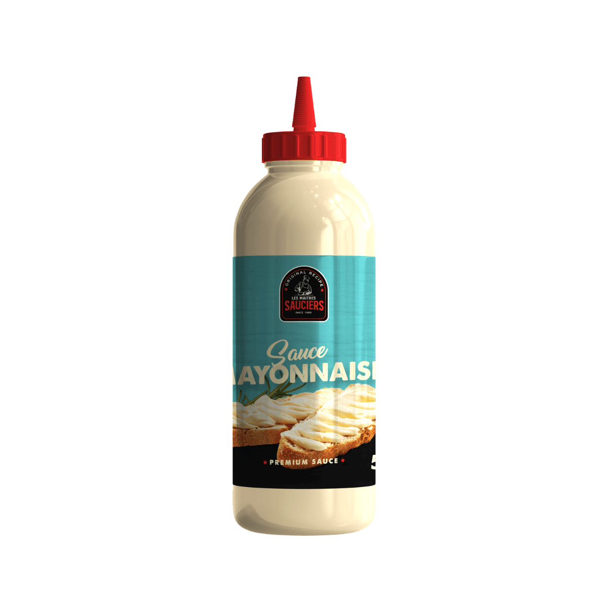 Les Maîtres Sauciers Sauce Mayonnaise - Bouteille 500mL Les Maîtres Sauciers Sauce Mayonnaise - Bouteille 500mL
