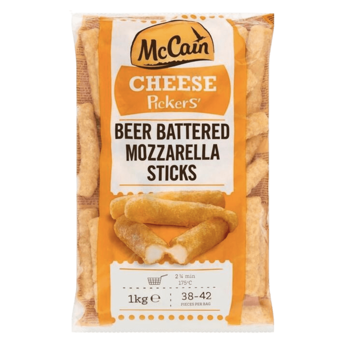 McCain Cheese Pickers Beer Battered Mozzarella Sticks Salamarket