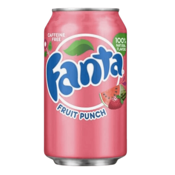 Canettes Fanta Fruit Punch