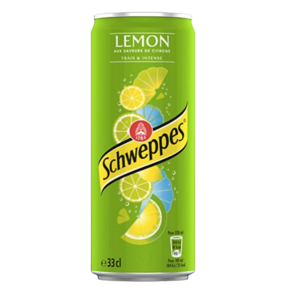 Canettes Schweppes x 24 - lemon
