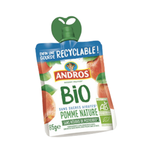 Compote de pomme bio Andros