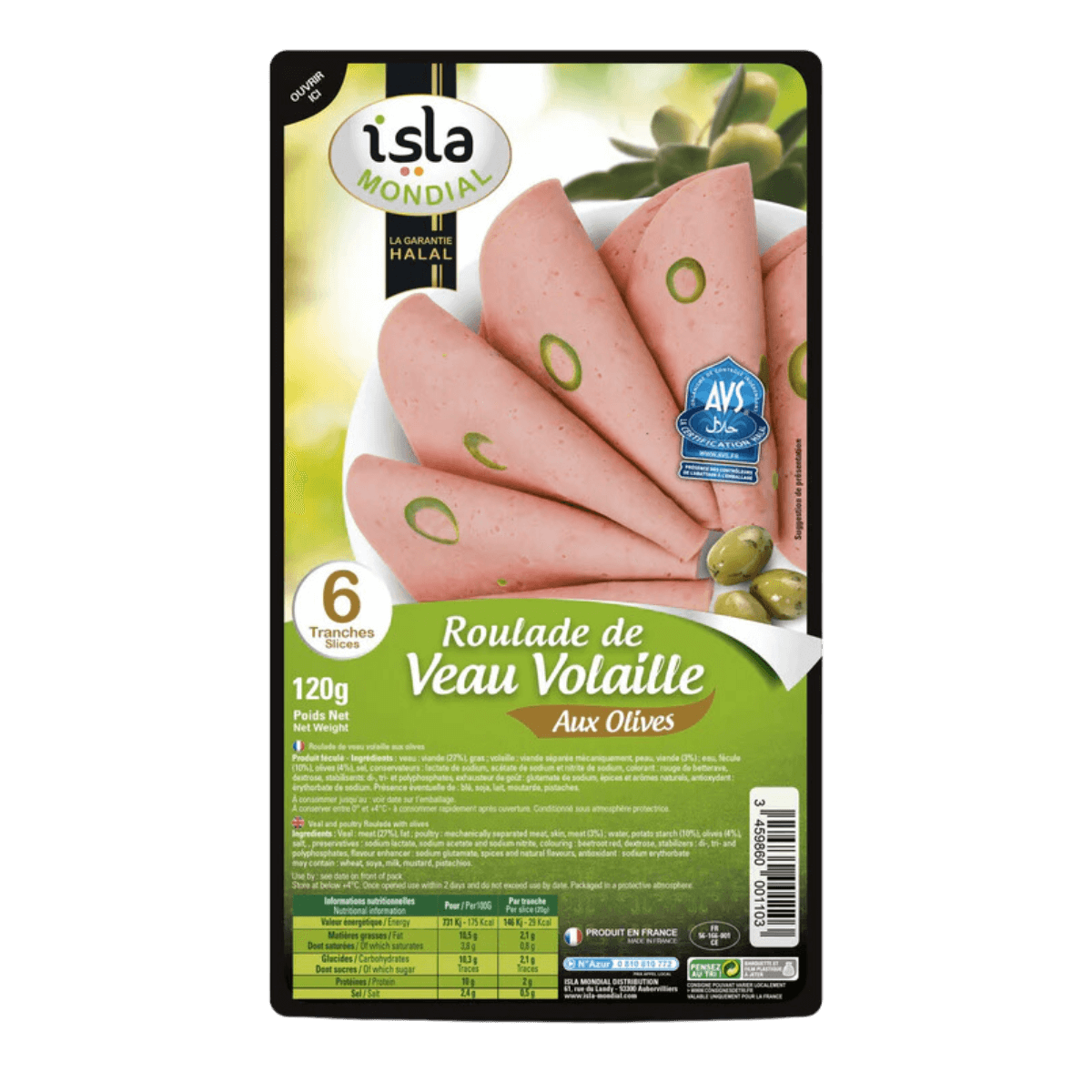 Isla Roulade veau volaille Isla Roulade veau volaille