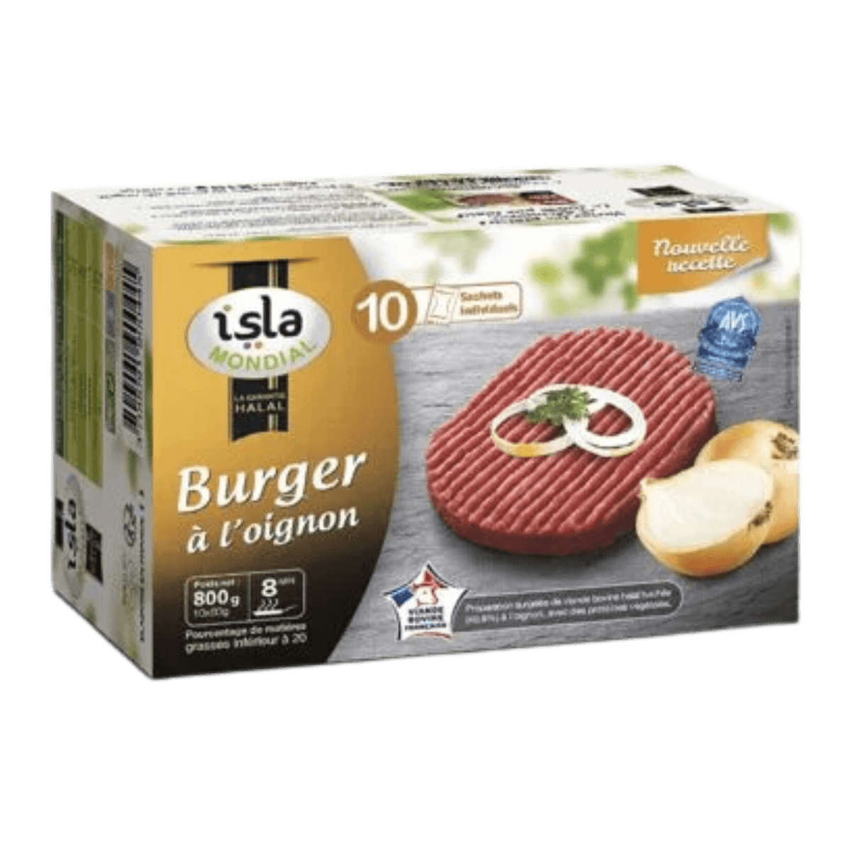 Isla steak haché oignon Isla steak haché oignon