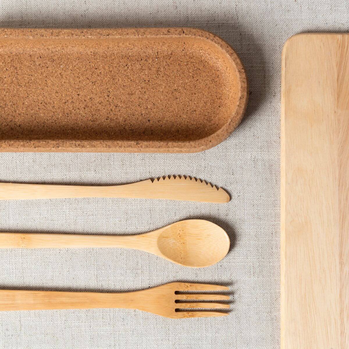 Kit de couvert en bois Kit de couvert en bois