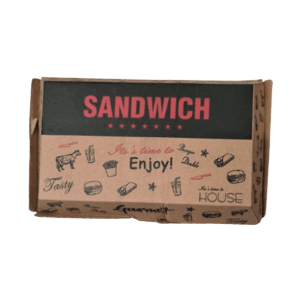 Salamarket Boîte sandwich HP3C « It’s time to enjoy »