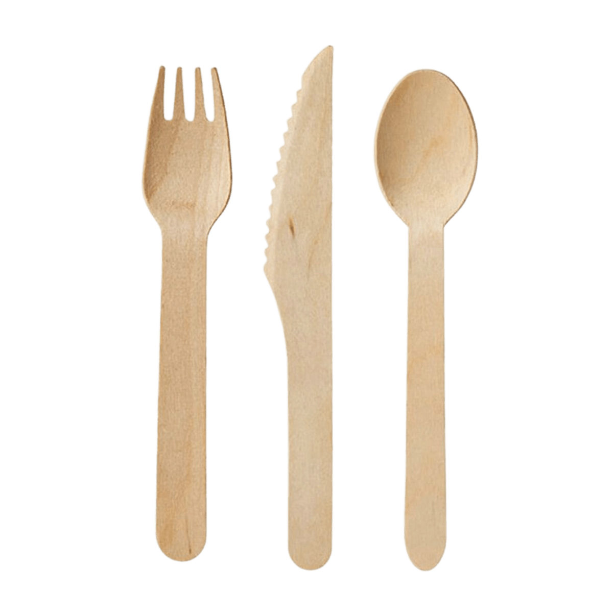 Salamarket Kit de couvert en bois x 50 Salamarket Kit de couvert en bois x 50