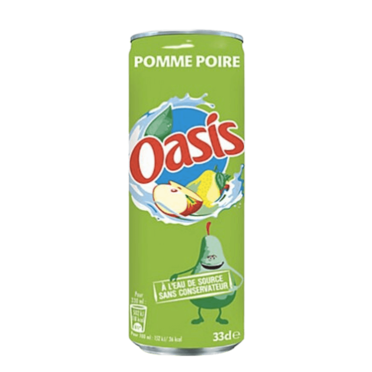 Canettes Oasis Pomme poire Canettes Oasis Pomme poire