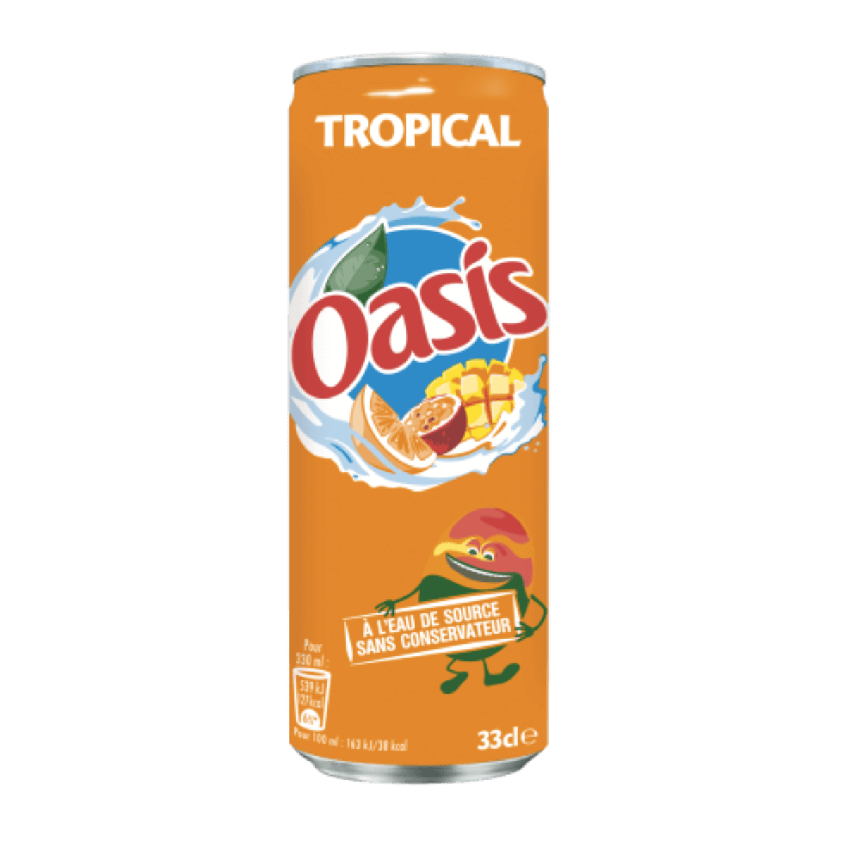 Canettes Oasis Tropical Canettes Oasis Tropical