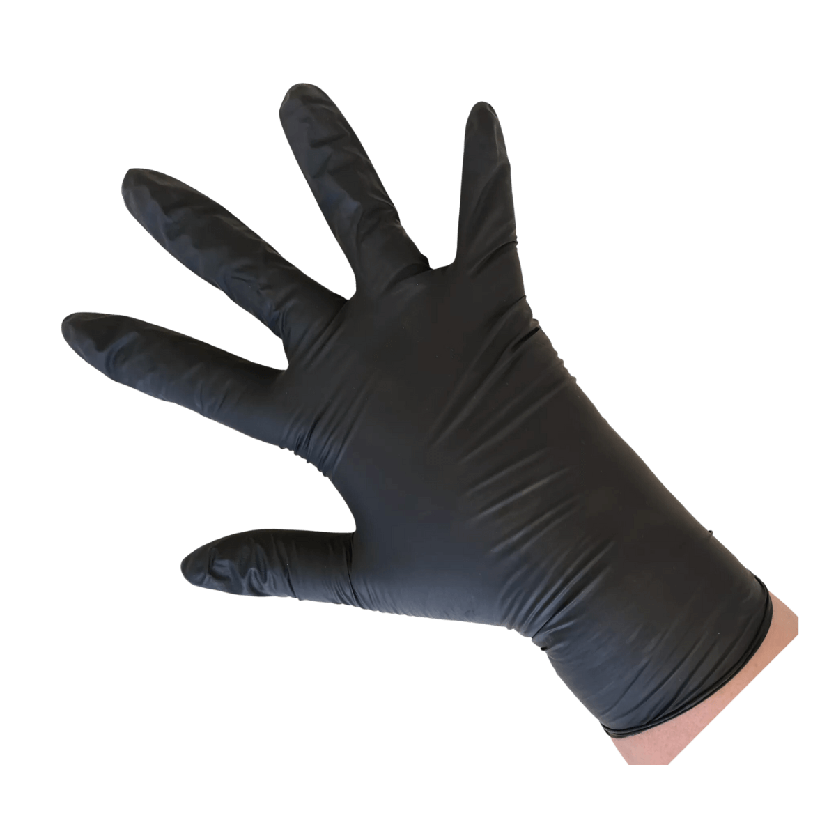 Gants vinyle noir non poudré jet Gants vinyle noir non poudré jet
