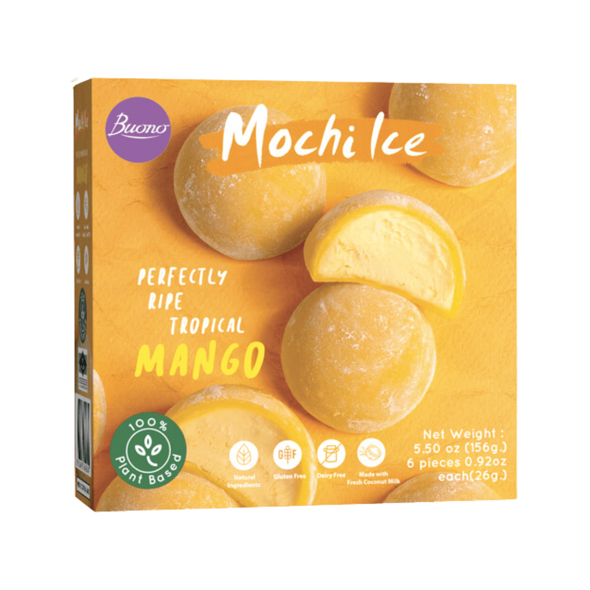 Mochi Ice Mangue Buono Mochi Ice Mangue Buono