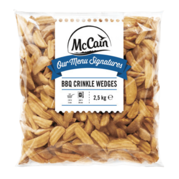Wedges McCain - BBQ Crinkle Wedges
