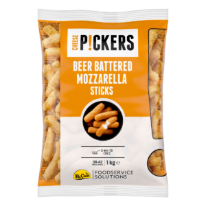 Beer Breaded mozzarella sticks - McCain