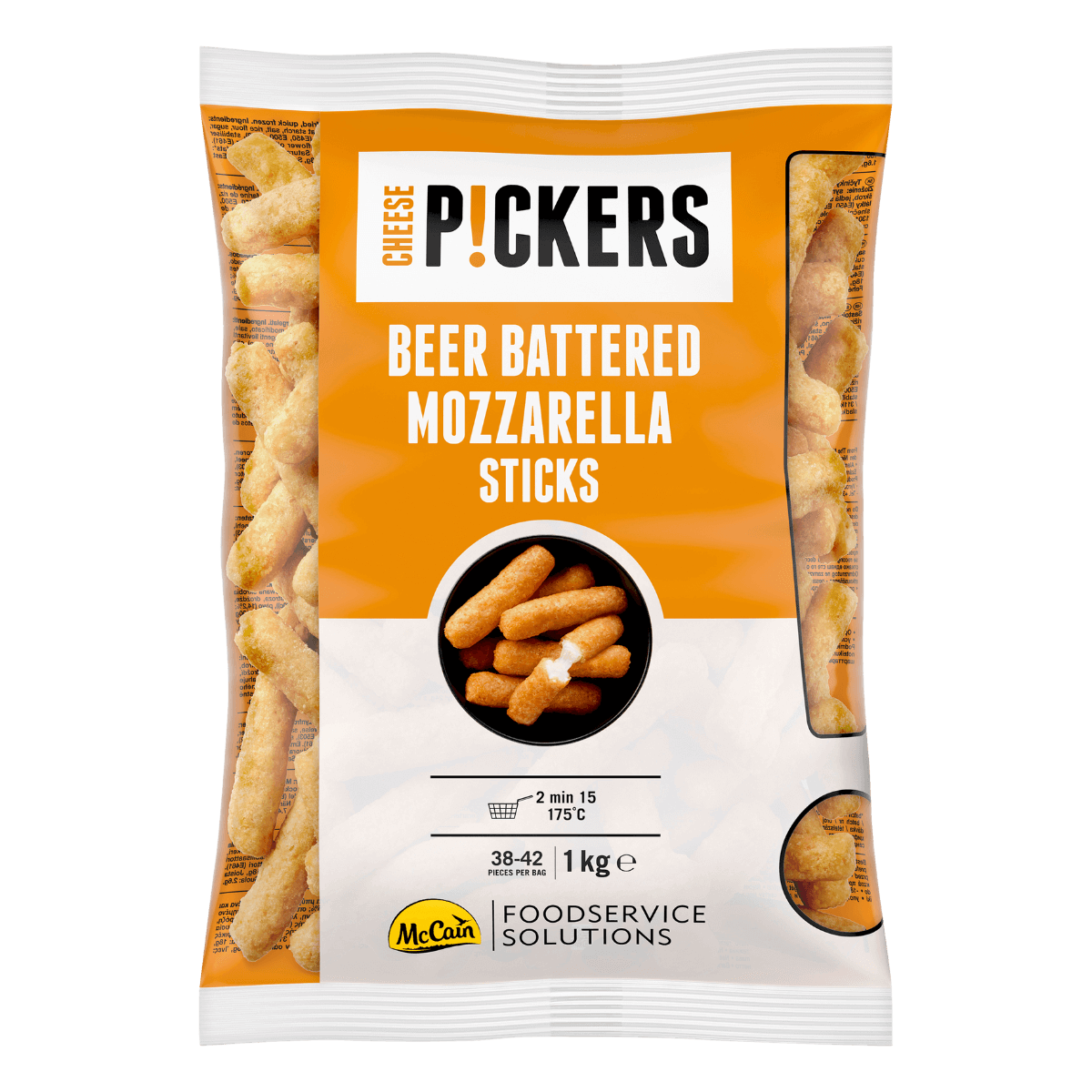 Beer Breaded mozzarella sticks - McCain Beer Breaded mozzarella sticks - McCain